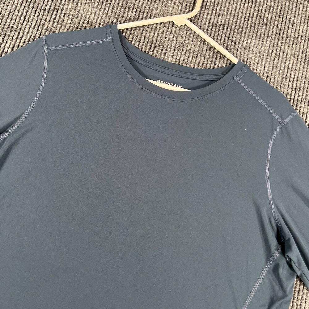 Mountain Hardwear‎ Shirt Womens XL Extra Large Gray 1/2 Sleeve Training Climbing